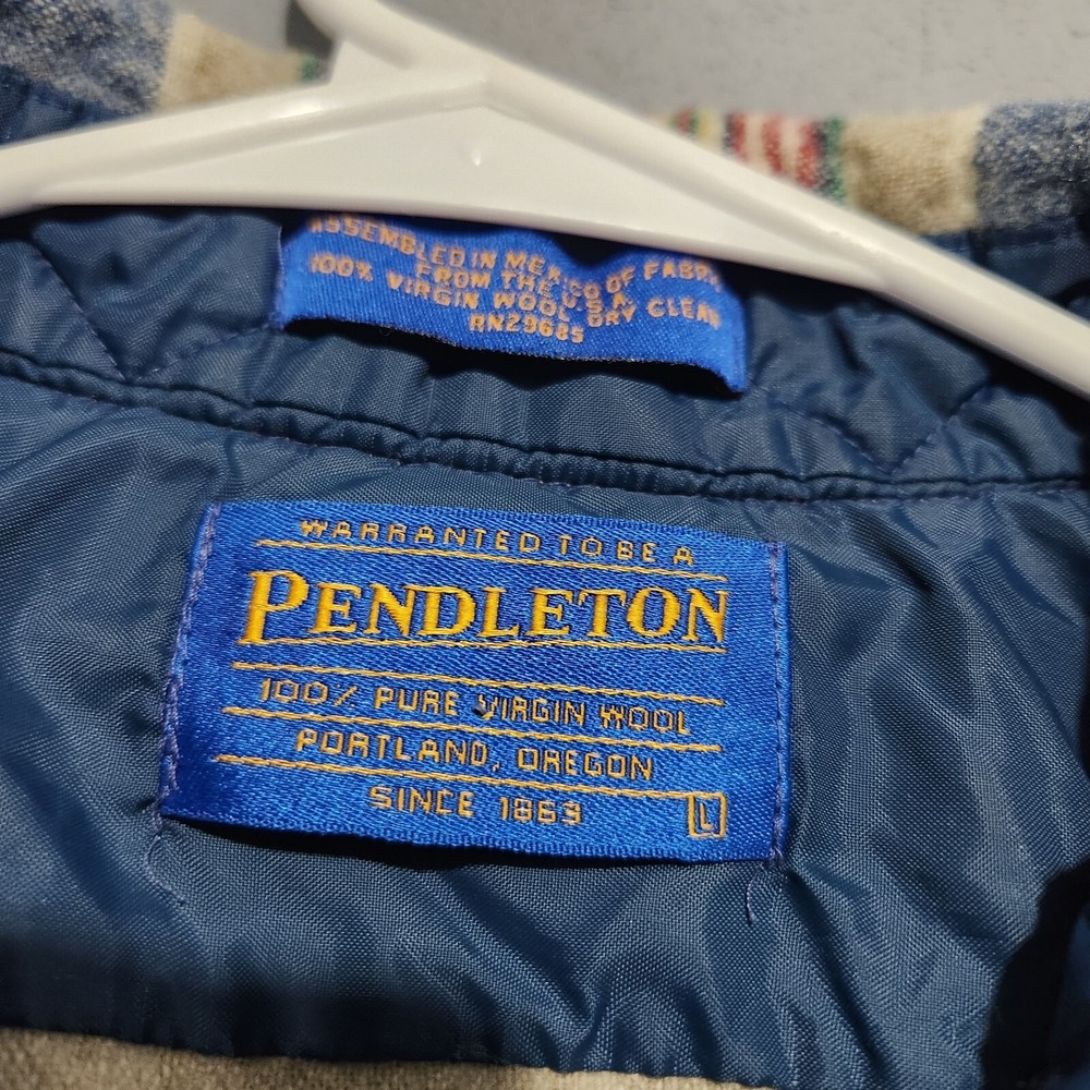 Vintage Pendleton Wool Button Up Shacket Size L - Picture 3 of 7